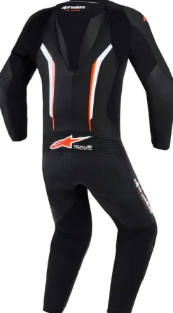 Alpinestars Motorpakken-Gp Force V2 Leather Suit 1 Pc Black/White/Red Fluo