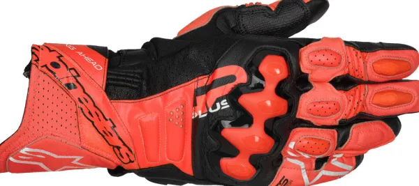 Alpinestars Motorhandschoenen-GP Pu R V3 eather Gove Bright Red Red Fuo Back 3097
