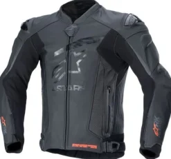 Alpinestars Motorjassen-GP Plus R V4 Rideknit Leather Motorjas Black Black 1100