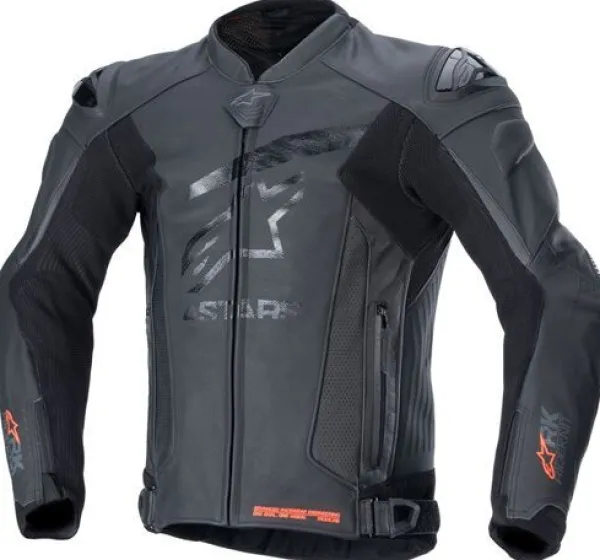 Alpinestars Motorjassen-GP Plus R V4 Rideknit Leather Motorjas Black Black 1100