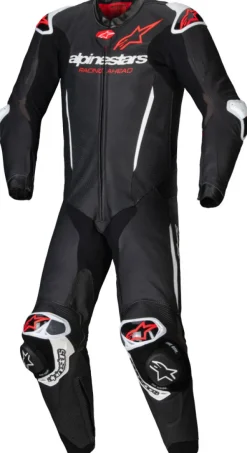Alpinestars Motorpakken-Gp-R7 1Pc Leather Suit Black White Red Fluo 1231