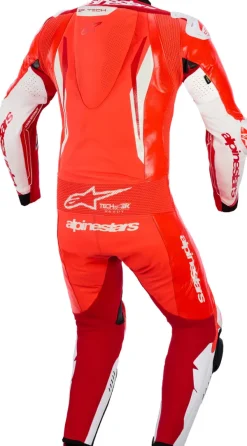 Alpinestars Motorpakken-Gp Tech V5 1 Pc Lth Suit Racepak Red Fluo/Bright Red/White