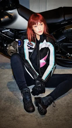 Alpinestars Motorjassen-Ide otorja Back Off White Purpe 1612