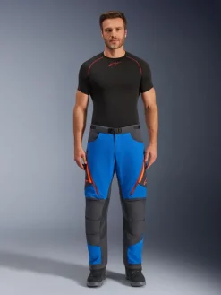 Alpinestars Motorbroeken-Maxdura Dual Motorbroek Royal Blue/Deep Gray