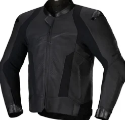 Alpinestars Motorjassen-Missile V3 Leather Motorjas Black Black 1100