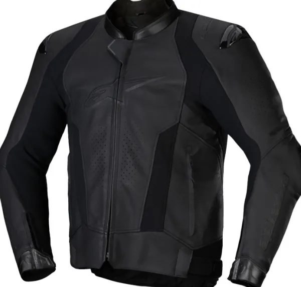 Alpinestars Motorjassen-Missile V3 Leather Motorjas Black Black 1100
