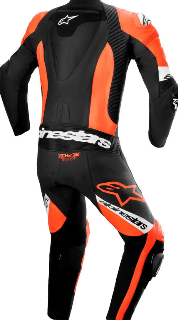 Alpinestars Motorpakken-Missile V2 Ward Onepiece Black Red Fluo White 1321
