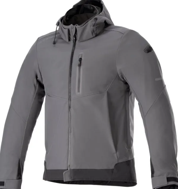 Alpinestars Motorhoodies|Motorjassen-Neo Waterproof otorhoodie Tar Gray Back 9610