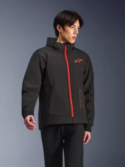 Alpinestars Motorhoodies|Motorjassen-Radiu Tech otorhoodie Back/Bright Red