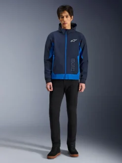 Alpinestars Motorhoodies|Motorjassen-Radiu Tech otorhoodie Night Navy/Roya Bue