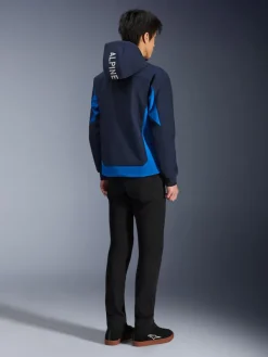 Alpinestars Motorhoodies|Motorjassen-Radiu Tech otorhoodie Night Navy/Roya Bue