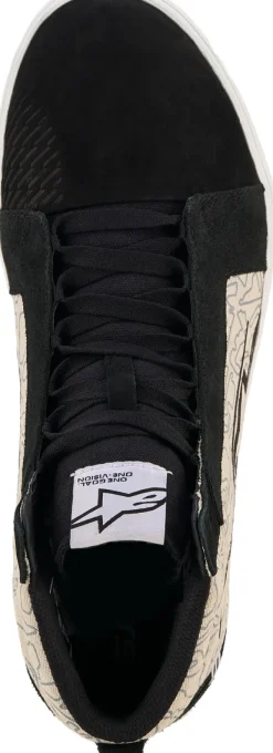 Heren Alpinestars Heren Motorschoenen-Ride-63 Canvas Sneaker Black/Cool Gray/White