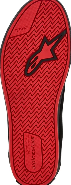 Heren Alpinestars Heren Motorschoenen-Ride-63 Leather Sneaker Black/Bright Red