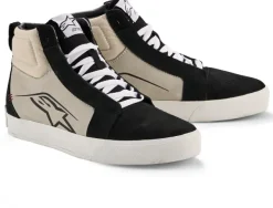 Heren Alpinestars Heren Motorschoenen-Ride-63 Leather Sneaker Black/Cool Gray/White
