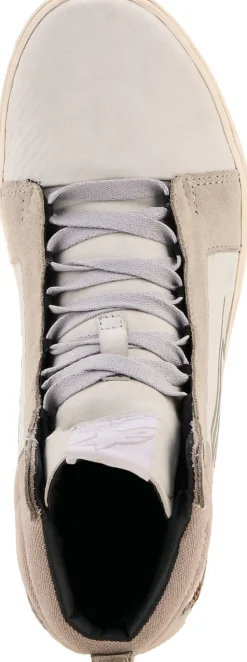 Heren Alpinestars Heren Motorschoenen-Ride-63 Leather Sneaker Off White/Cool Gray/Gum