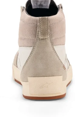 Heren Alpinestars Heren Motorschoenen-Ride-63 Leather Sneaker Off White/Cool Gray/Gum