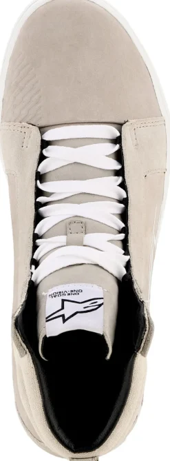 Heren Alpinestars Heren Motorschoenen-Ride-63 Leather Sneaker Flint/White