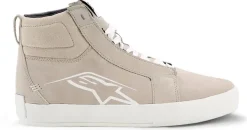 Heren Alpinestars Heren Motorschoenen-Ride-63 Leather Sneaker Flint/White