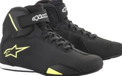 Heren Alpinestars Heren Motorschoenen-Sektor Shoe Shoes Black/Yellow Fluo 155