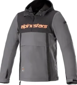 Alpinestars Motorhoodies|Motorjassen-herpa otorhoodie Back Tar Gray Red Fuo 1134