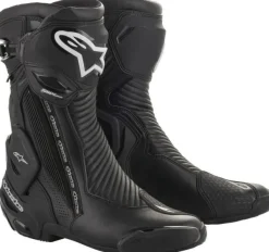 Heren Alpinestars Heren Motorlaarzen|Gore-Tex Motorlaarzen-Smx Plus V2 Goretex Boots Black Silver 119