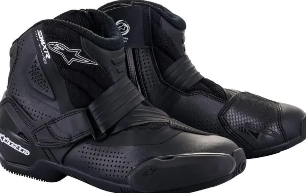 Heren Alpinestars Heren Motorschoenen-SMX-1 R V2 Vented Shoes Black 1100