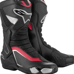 Heren Alpinestars Heren Motorlaarzen|Race Motorlaarzen-SMX-6 V3 Boots Black/Silver/Red 199