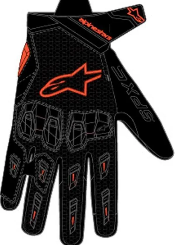 Alpinestars Motorhandschoenen-p X 5 Air Gove Back Red Fuo 1030