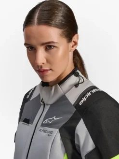 Alpinestars Motorjassen-tea Ande V4 Drytar otorja Ice Gray Dark Gray Bk Yw F 9282