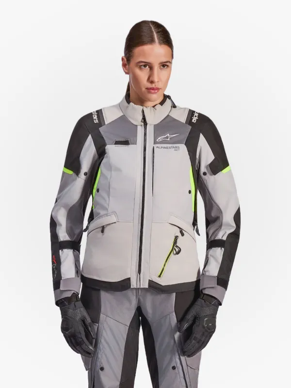 Alpinestars Motorjassen-tea Ande V4 Drytar otorja Ice Gray Dark Gray Bk Yw F 9282