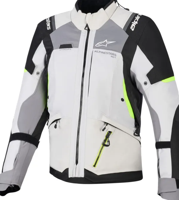 Alpinestars Motorjassen-tea Ande V4 Drytar otorja Ice Gray Dark Gray Bk Yw F 9282