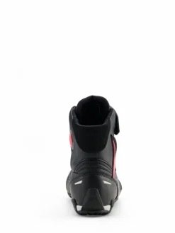 Heren Alpinestars Heren Motorschoenen-Stella Faster-4 Drystar Sneaker Black/Gray/Coral Fluo