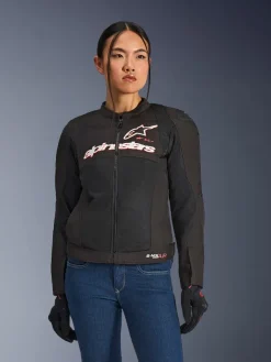 Alpinestars Motorjassen-tea x Air otorja Back/White/Red Fuo