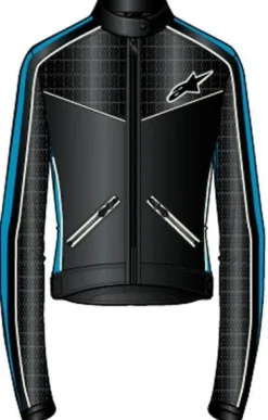 Alpinestars Motorjassen-tea T-Dyno Air otorja Back ight Bue Ecru 1495