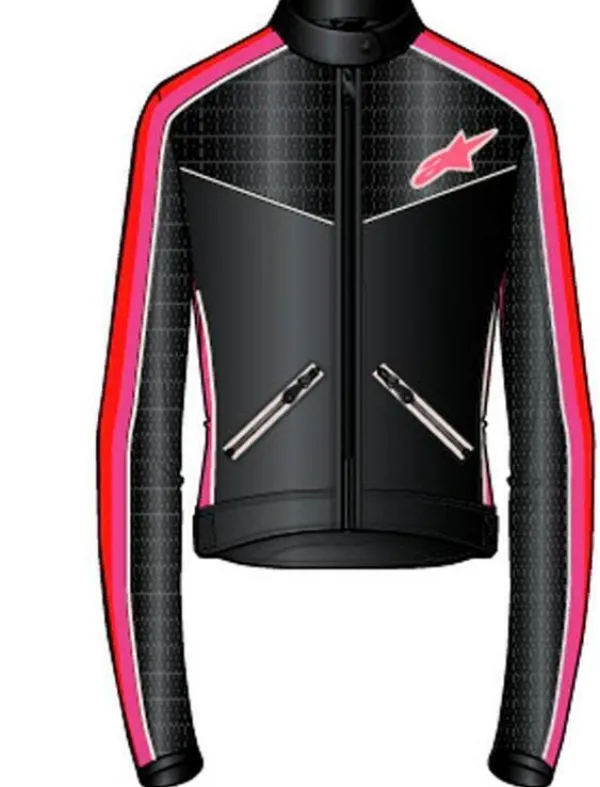Alpinestars Motorjassen-tea T-Dyno Air otorja Back Bright Red Fuchia 1499