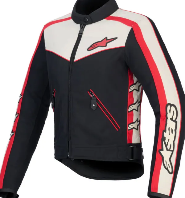 Alpinestars Motorjassen-tea T-Dyno WR otorja Back Ecru Bright Red 1496