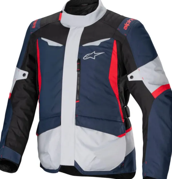 Alpinestars Motorjassen-T-1 Waterproof otorja Dark Bue/Back/Bright Red 7093