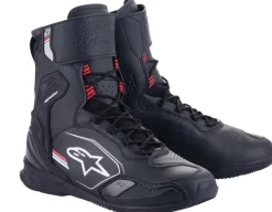 Heren Alpinestars Heren Motorschoenen|Casual Motorschoenen-Superfaster Shoes Black Gray Bright Red 1165