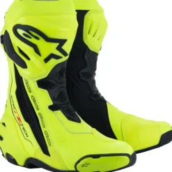 Heren Alpinestars Heren Motorlaarzen|Race Motorlaarzen-Supertech R 2021 Boots Yellow Fluo Black 551