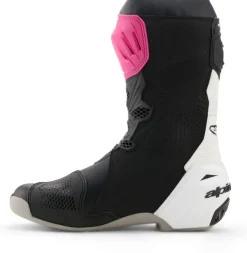 Heren Alpinestars Heren Motorlaarzen|Race Motorlaarzen-Supertech R Boots Black/Magenta/White/Yellow
