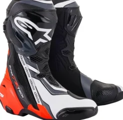 Heren Alpinestars Heren Motorlaarzen|Race Motorlaarzen-Supertech R 2021 Boots Fluo Red 1329