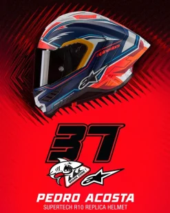 Alpinestars Integraalhelmen-upertech R10 Pedro Acota e Heet