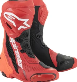 Heren Alpinestars Heren Motorlaarzen|Race Motorlaarzen-Supertech R Vented Boots Bright Red/Red Fluo 3029