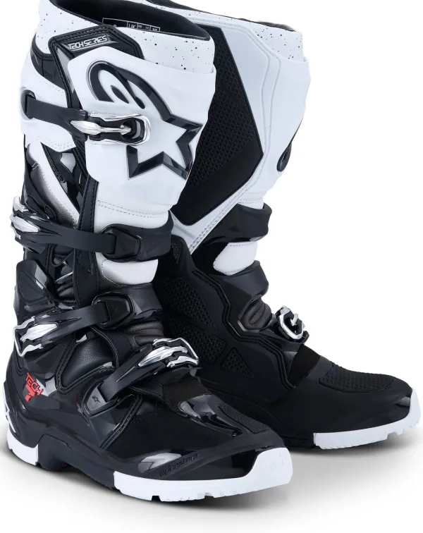 Heren Alpinestars Heren Motorlaarzen|Adventure Motorlaarzen-Tech 7 Enduro Black/White