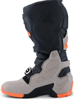 Heren Alpinestars Heren Motorlaarzen|Adventure Motorlaarzen-Tech 7 Enduro Black/Warm Gray/Orange Fluo