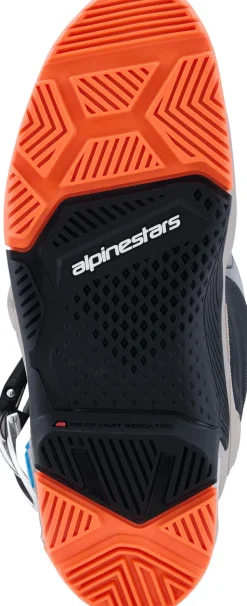 Heren Alpinestars Heren Motorlaarzen|Adventure Motorlaarzen-Tech 7 Enduro Black/Warm Gray/Orange Fluo