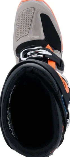 Heren Alpinestars Heren Motorlaarzen|Adventure Motorlaarzen-Tech 7 Enduro Black/Warm Gray/Orange Fluo
