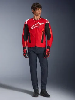 Alpinestars Motorjassen-T-Gp Air otorja Bright Red/Red Fuo/Back