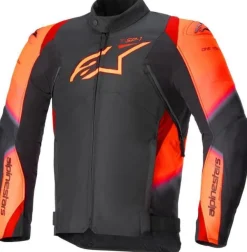 Alpinestars Motorjassen-T-p 1 V2 Waterproof otorja Back Red Fuo 1030
