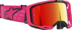 Alpinestars Crossbrillen-Vision 8 Corp Goggle Pink/Mirror Red